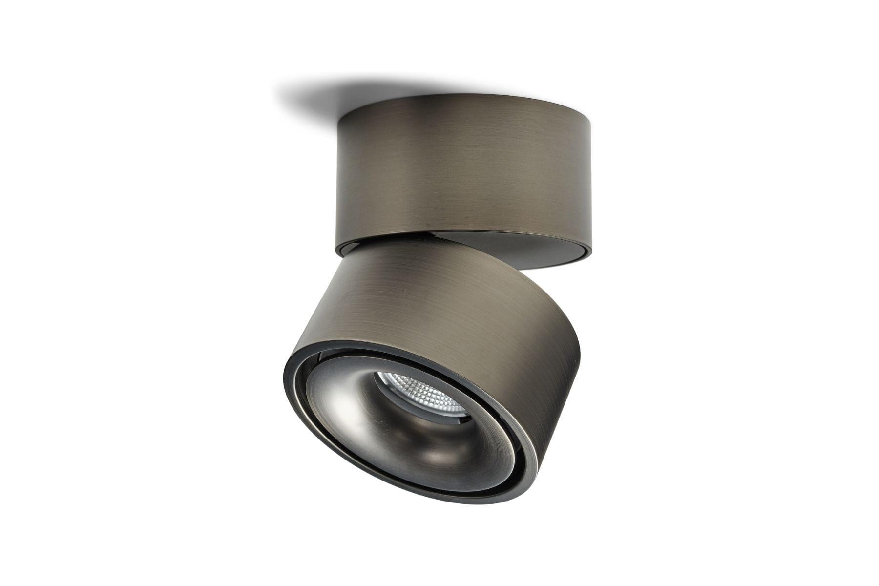 Easy W100 loftspot i titanium med justerbart lampehoved