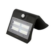 Sort Mylight.Me Walllight 03 solcellevæglampe med firkantet front