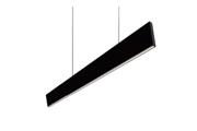 Sort Supreme langpendel med slank, vandret LED-profil